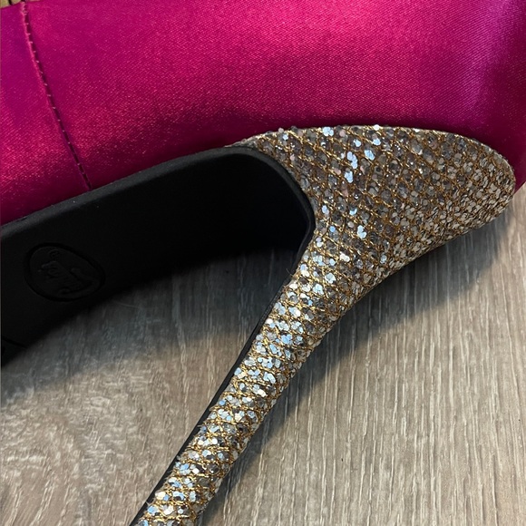 Candie’s pink sparkly heels size 7 - Picture 2 of 13